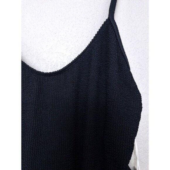 NWT Good American Always Fits One Piece 2XL-3XL Black001 Stretch Cheeky Crinkle - Picture 4 of 7